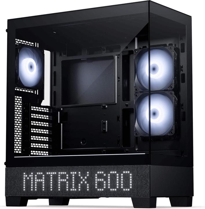 Actual product image Phanteks Boitier Moyen Tour E-Atx Xt View Matrix RGB Avec Panneaux Vitrés (Noir) (ATX, E-ATX, mATX, Mini-ITX)