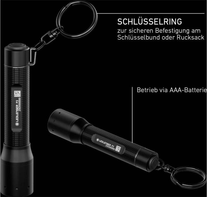 Actual product image Ledlenser Taschenlampe P3 20-130Lumen (9.40 cm, 130 lm)