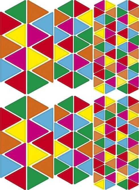 Image du produit Maildor Géométriques, Sach 60pl 16x21cm, Assortiment - Multicolore