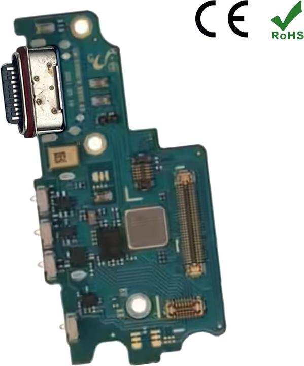 Actual product image Clappio Spare part charging socket, USB-C plug + microphone + SIM card reader (Galaxy S21 FE)
