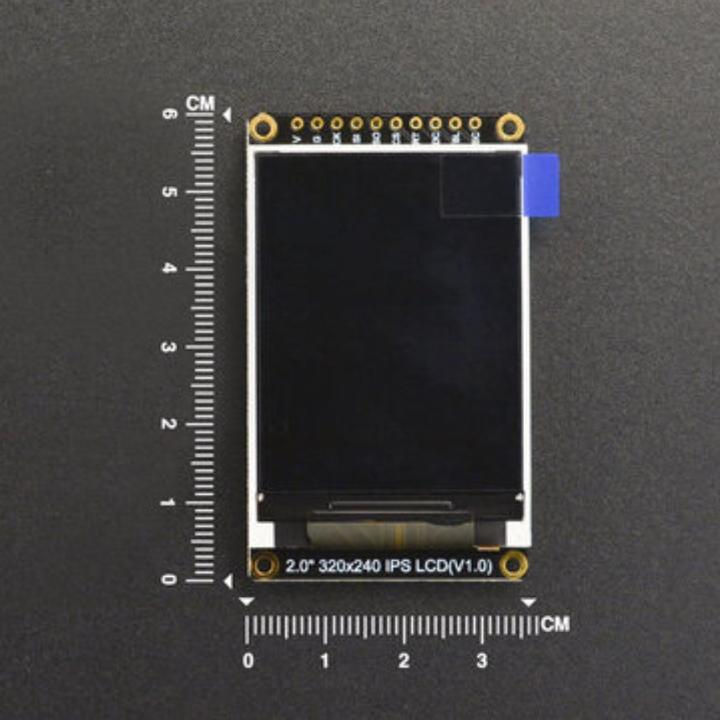 Actual product image DFRobot 2" 320x240 IPS TFT LCD display with MicroSD