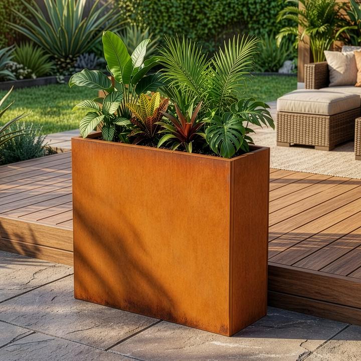 Produktbild Casa.Pro Pflanzkübel Vaargel 82x90x30 cm Cortenstahl Edelrost