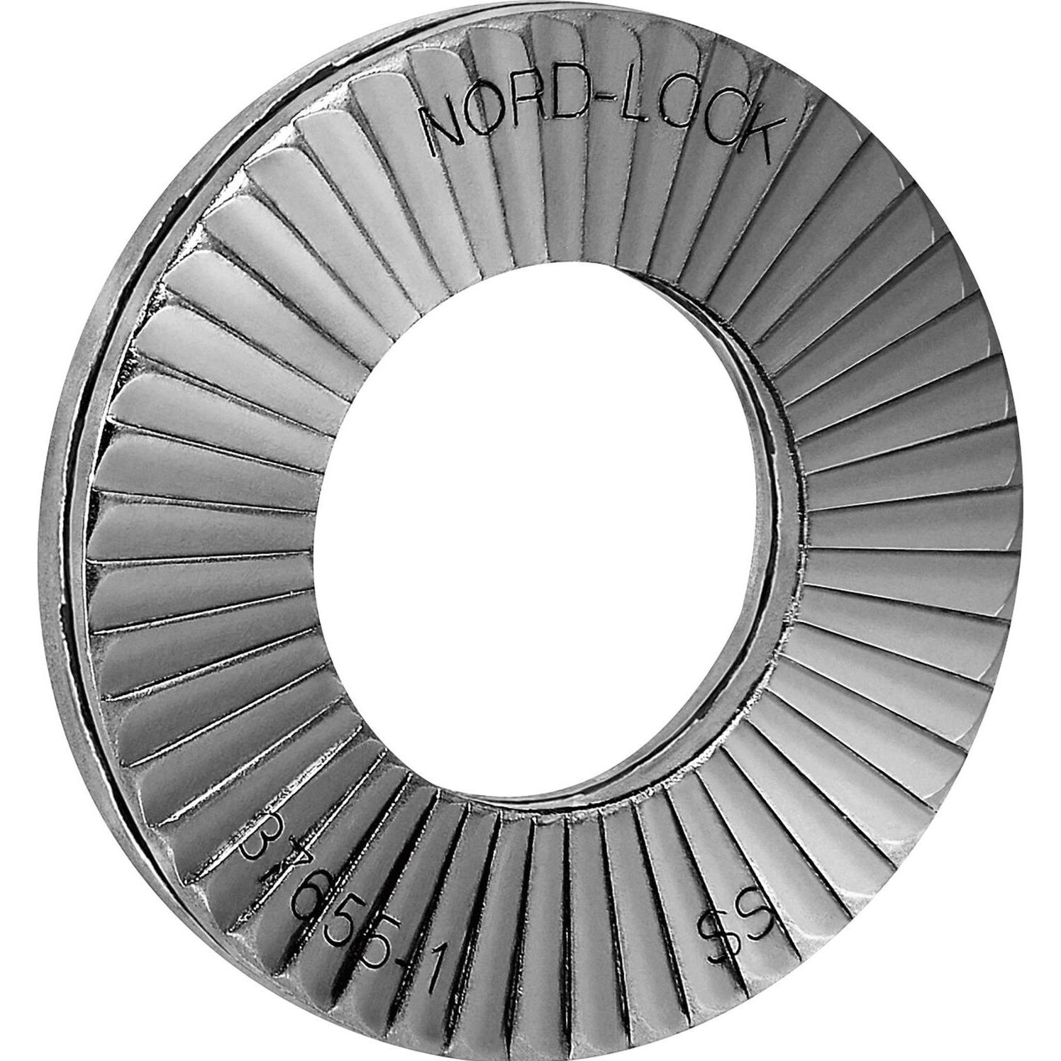 Lemvigh-Müller, Muttern + Unterlegscheiben, 12 MM Nord-Lock SFA4 sikrings skive SP - (100 saet) (M12)