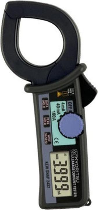 Image du produit Kyoritsu Pince ampèremétrique Multimètre manuel numérique KEW 2432 CAT III 300 V Affichage (CAT III 300V)