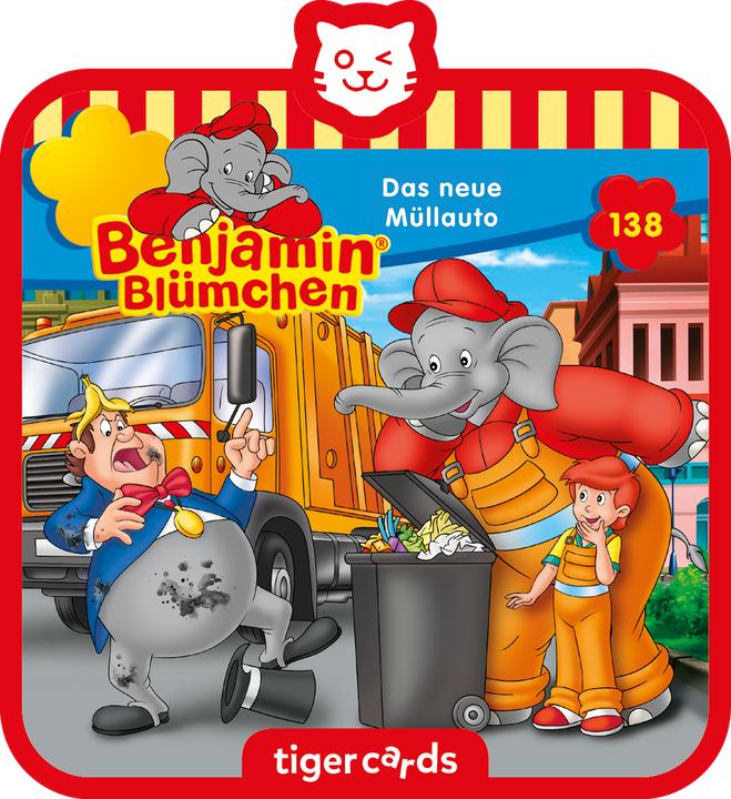 Produktbild Tigermedia Tigercard Benjamin Blümchen Das neue Müllauto (Deutsch)