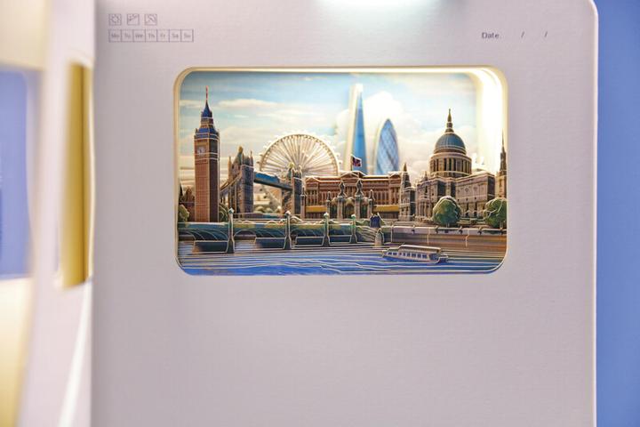 Image du produit Carnet 3D (A5, À rayures, Couverture rigide)