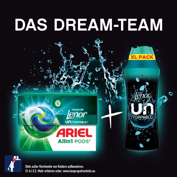 Productafbeelding Lenor Unstoppables Fresh (40 Wascycli, Kralen)