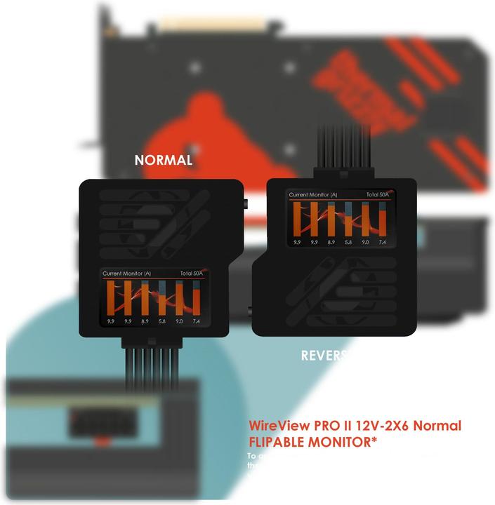 Produktbild Thermal Grizzly WireView Pro II (12V-2x6, 2Pin Strom)