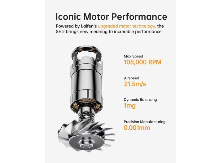 Actual product image Laifen SE 2 PUR - 3 Aufsätze (1400 W)