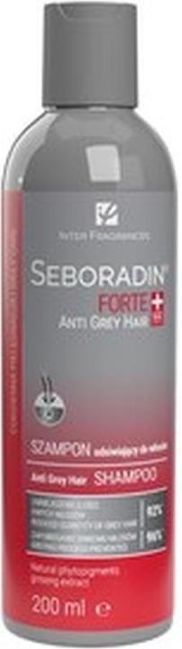 Seboradin Anti-Grau-Haar mit natürlichen Phytopigmenten & Ginseng (200 ml, Flüssiges Shampoo)