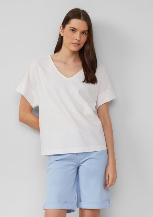 Immagine prodotto S.Oliver T-Shirt T-Shirt im Fabricmix mit Leinenanteil (36)