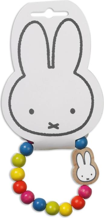 Bambolino Toys Holzperlenarmband Miffy (18 cm, Gummibaumholz)