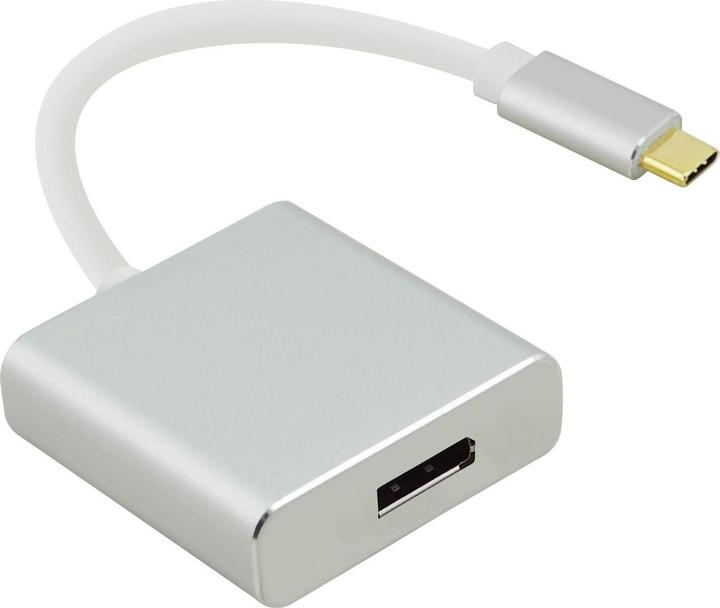 Produktbild Helos PREMIUM USB/DisplayPort-Adapter (USB Typ-C, 10 cm)