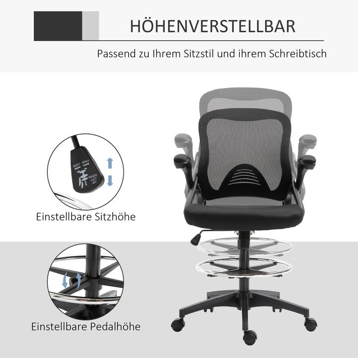 Produktbild Jamb Stehpult Bürostuhl (58 - 78 cm)