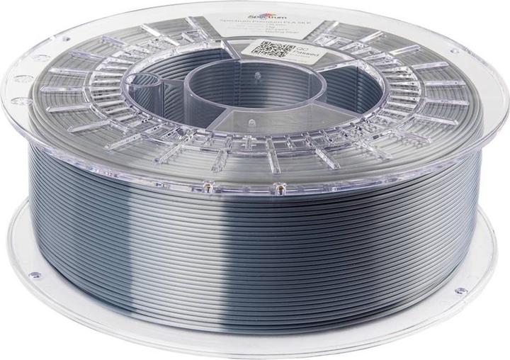 Produktbild Filament PLA SILK sterling silver 1.0kg 1.75mm (PLA, 1.75 mm, 1000 g, Silber)