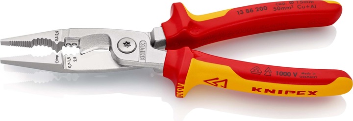 Actual product image Knipex Pliers for Electrical Installation (200 mm)