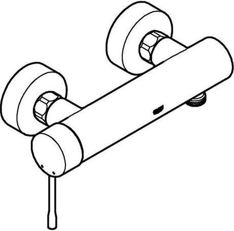 Actual product image Grohe Essence single-lever shower mixer