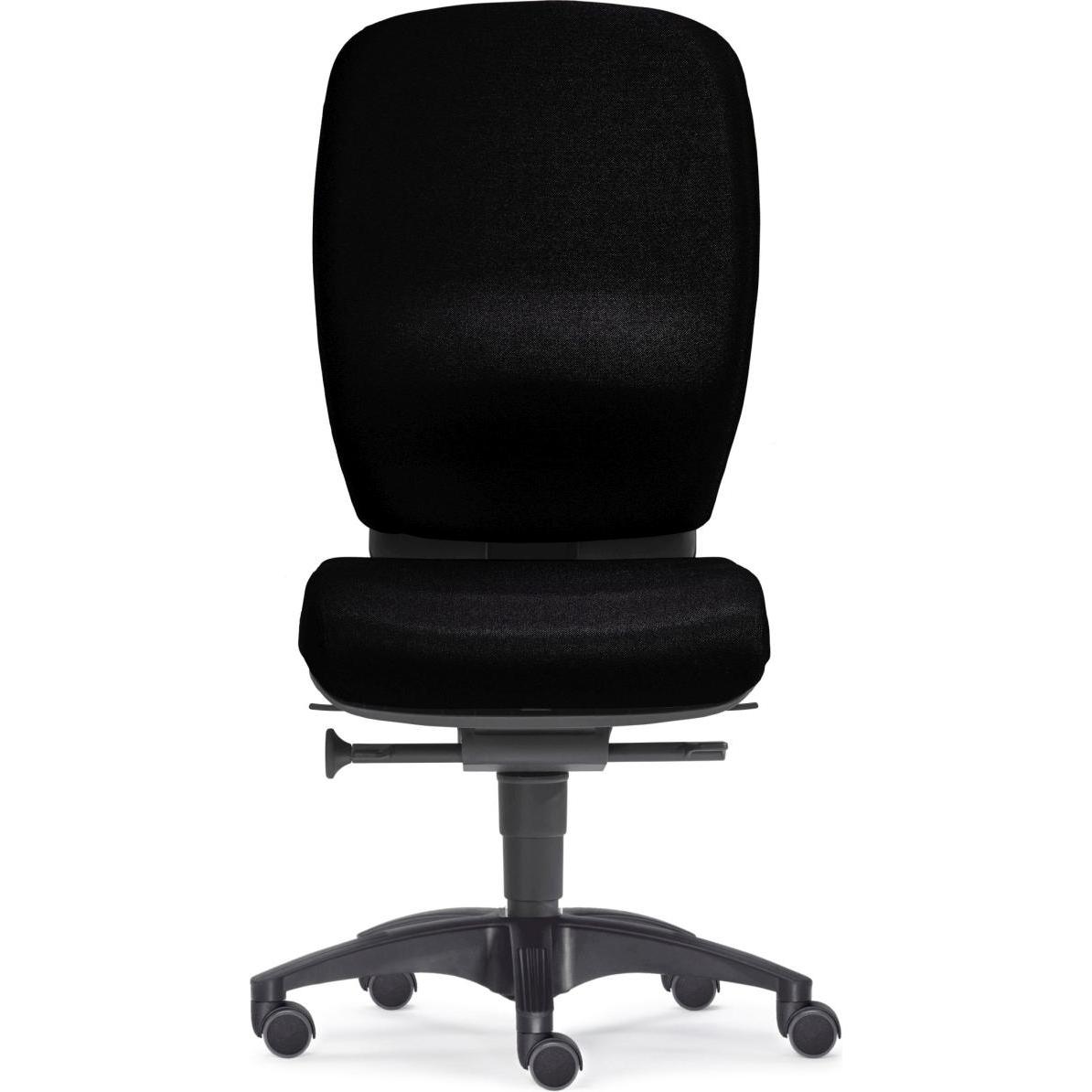 Sitwell, Bürostuhl, Büro-Drehstuhl Lady Comfort ohne Armlehnen Polyamid-Fusskreuz schwarz