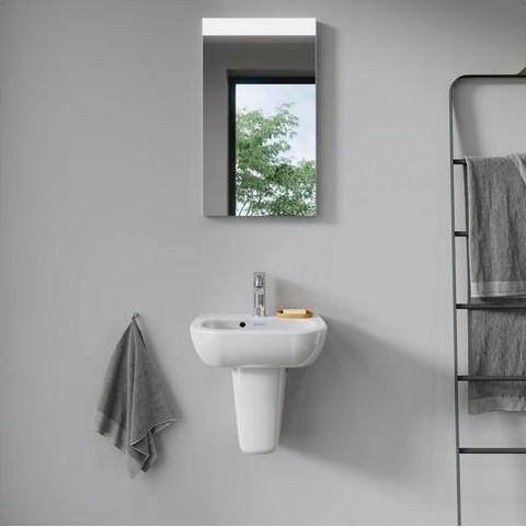 Produktbild Duravit Handwaschbecken D-Code 45 cm wei 0705450000 (340 mm, 450 mm)