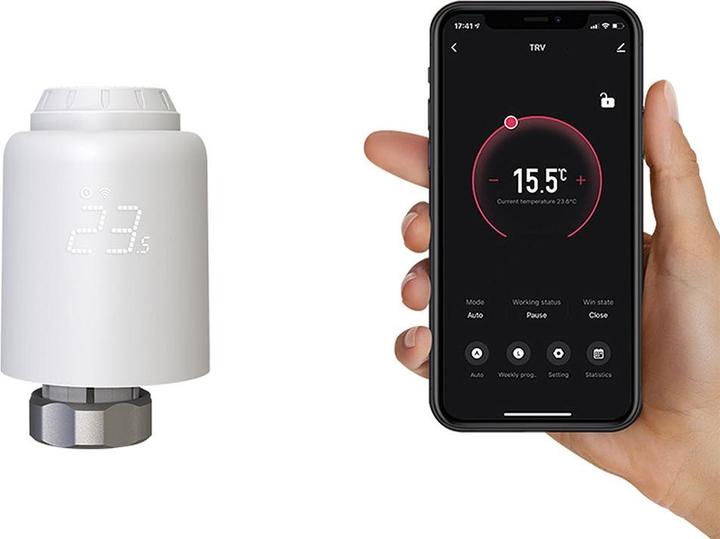 Image du produit Tellur Thermostat intelligent WiFi. Radiator Valve-ChytrÃ½ WiFi termostat. RadiÃ¡torovÃ½ valve RVSH1