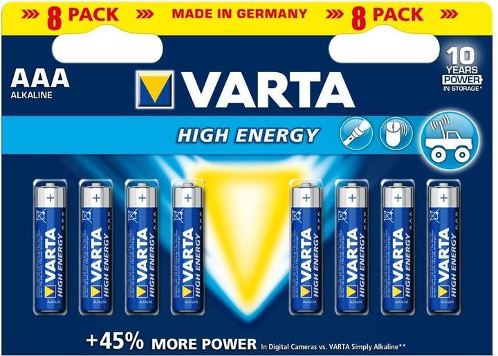 Image du produit Varta une puissance durable (8 pcs, AAA, 1260 mAh)
