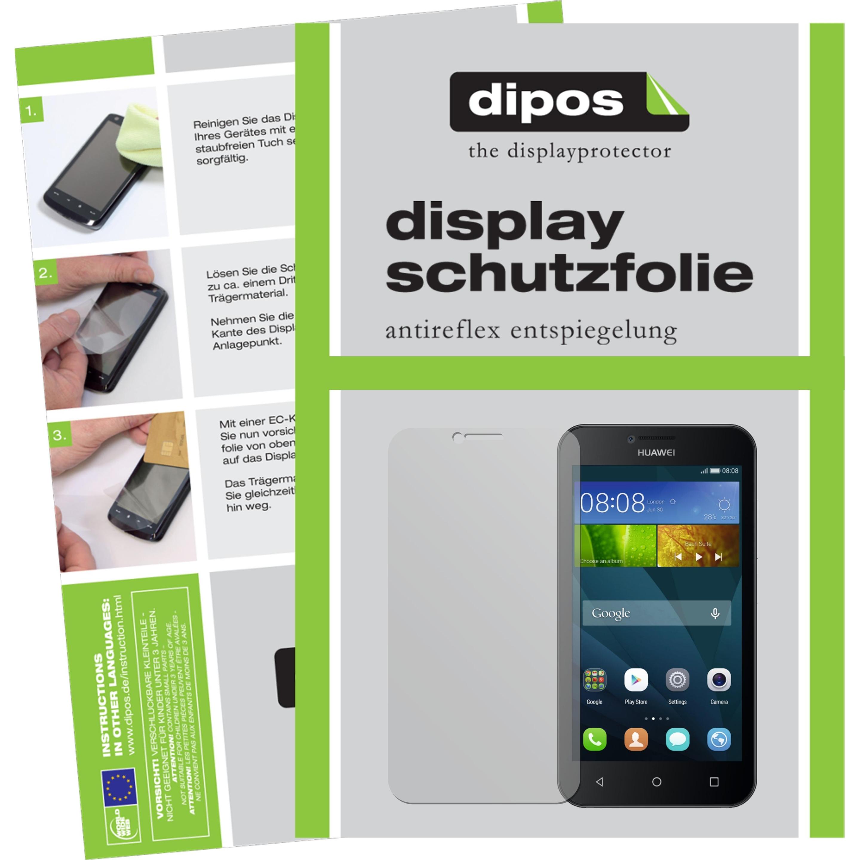 Thumbnail - Dipos Displayschutzfolie Antireflex (2 Stück, Huawei Y5), Smartphone Schutzfolie, Transparent