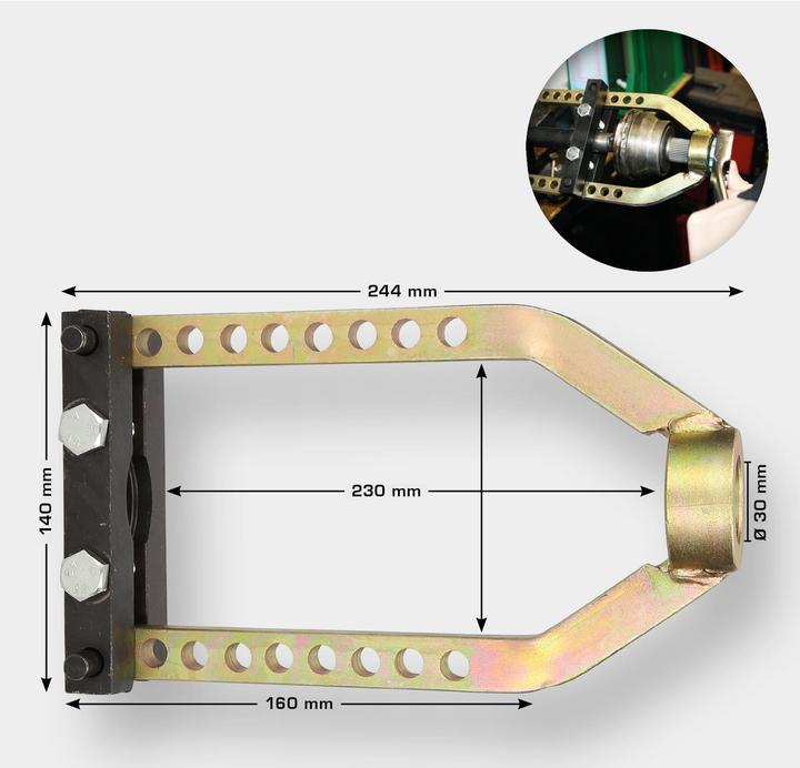 Actual product image Brilliant Tools Puller for constant velocity joint