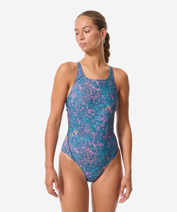 Produktbild Decathlon Einteiliger Badeanzug Damen Y-Rueckenform Polyester (36)