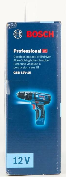 Productafbeelding Bosch Professional GSB 12V-15 Professional (Solo versie) (Oplaadbare batterij)