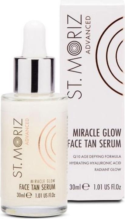 Image du produit St. Moriz St Moriz Advanced Miracle Glow Face Tan Serum with Q10 and Hyaluronic Acid 30ml (30 ml)