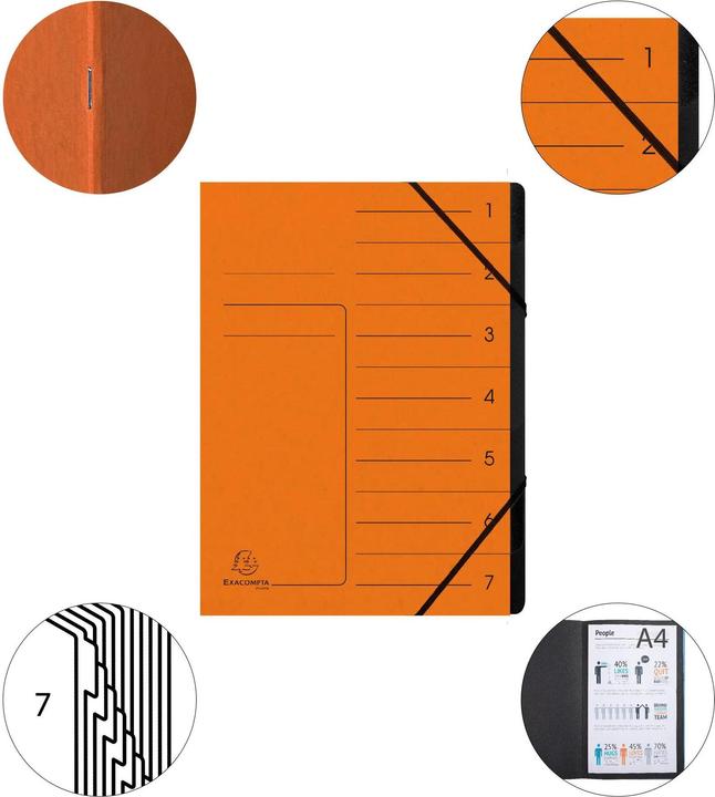 Produktbild Exacompta Ordnungsmappen (A4, 1 x)