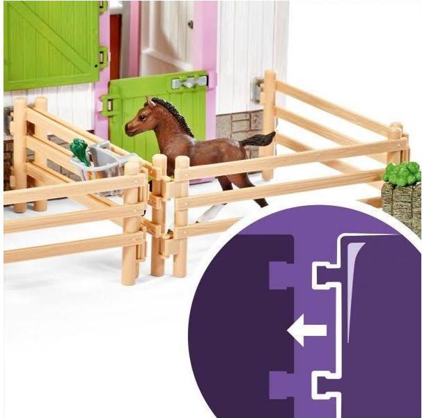 Produktbild Schleich Reiterhof mit Reiterin und Pferden