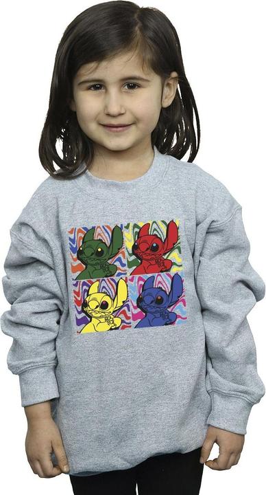 Produktbild Disney Lilo & Stitch Pop Art Sweatshirt Mädchen (140, 146)