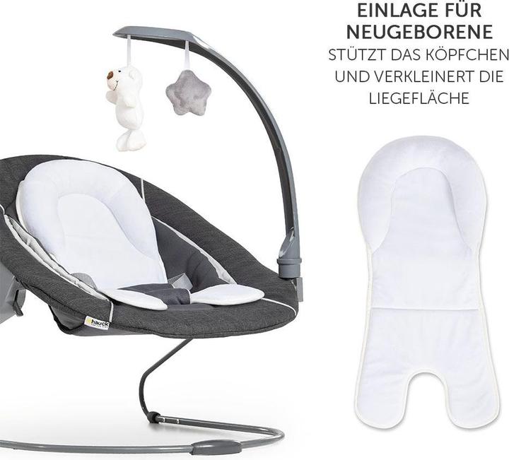 Actual product image Hauck Highchairs Alpha Charcoal Selectline Newborn Set Deluxe - 4 pcs. (Highchair)