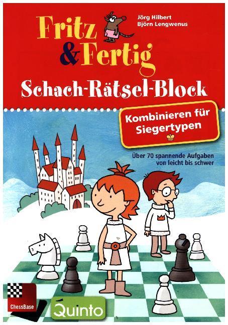 Produktbild Fritz & Fertig Schach-Rätsel-Block: Kombinieren für Siegertypen