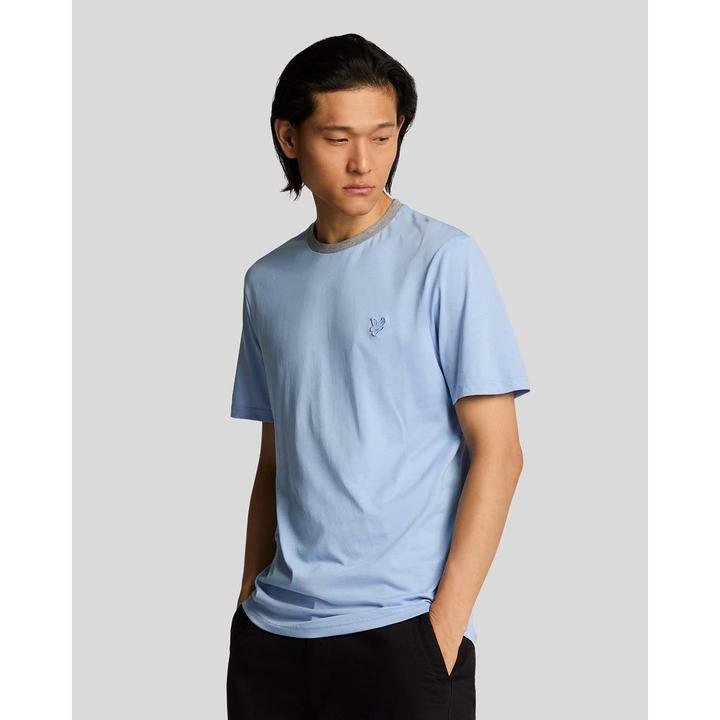 Produktbild Lyle and Scott Superfine TShirt Kontrastkragen (M)