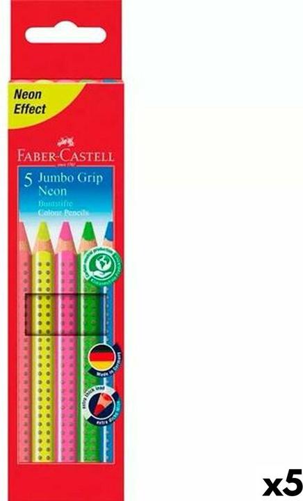 Actual product image Faber-Castell Coloured pencils Neon Coloured (5 pieces) (5x)