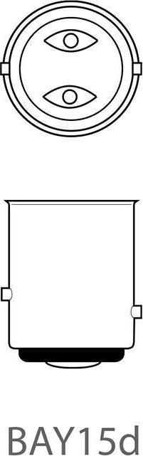 Produktbild ProPlus Autolampe 12V 21/5W BAY15d 2 Stück im Blister