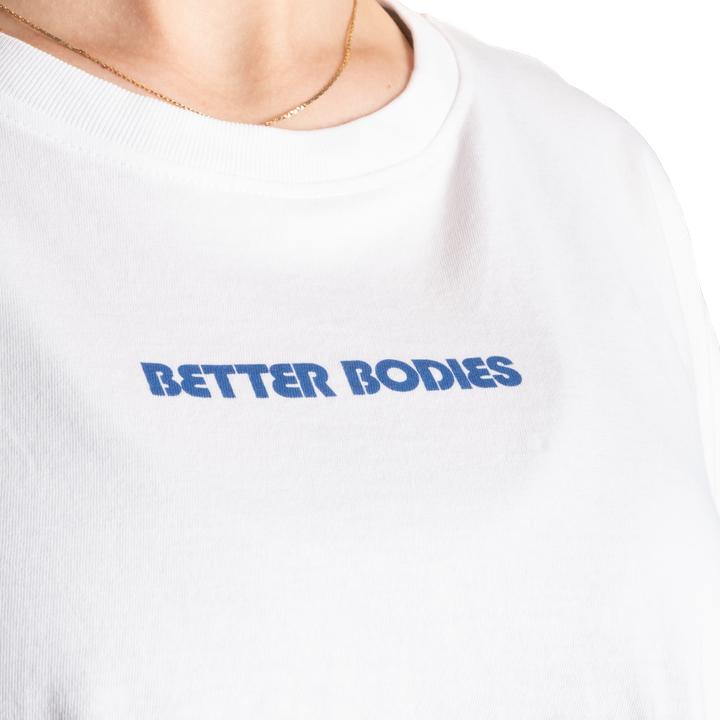Image du produit Better Bodies Tee With Love - Blanc/Bleu (M)