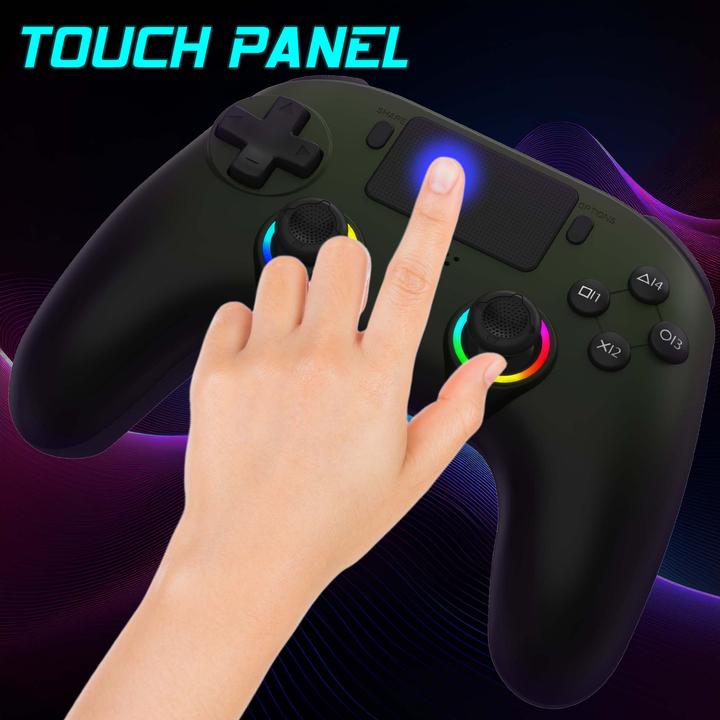 Actual product image Subsonic PS5 Wireless LED Controller - Green (PC, PS5)