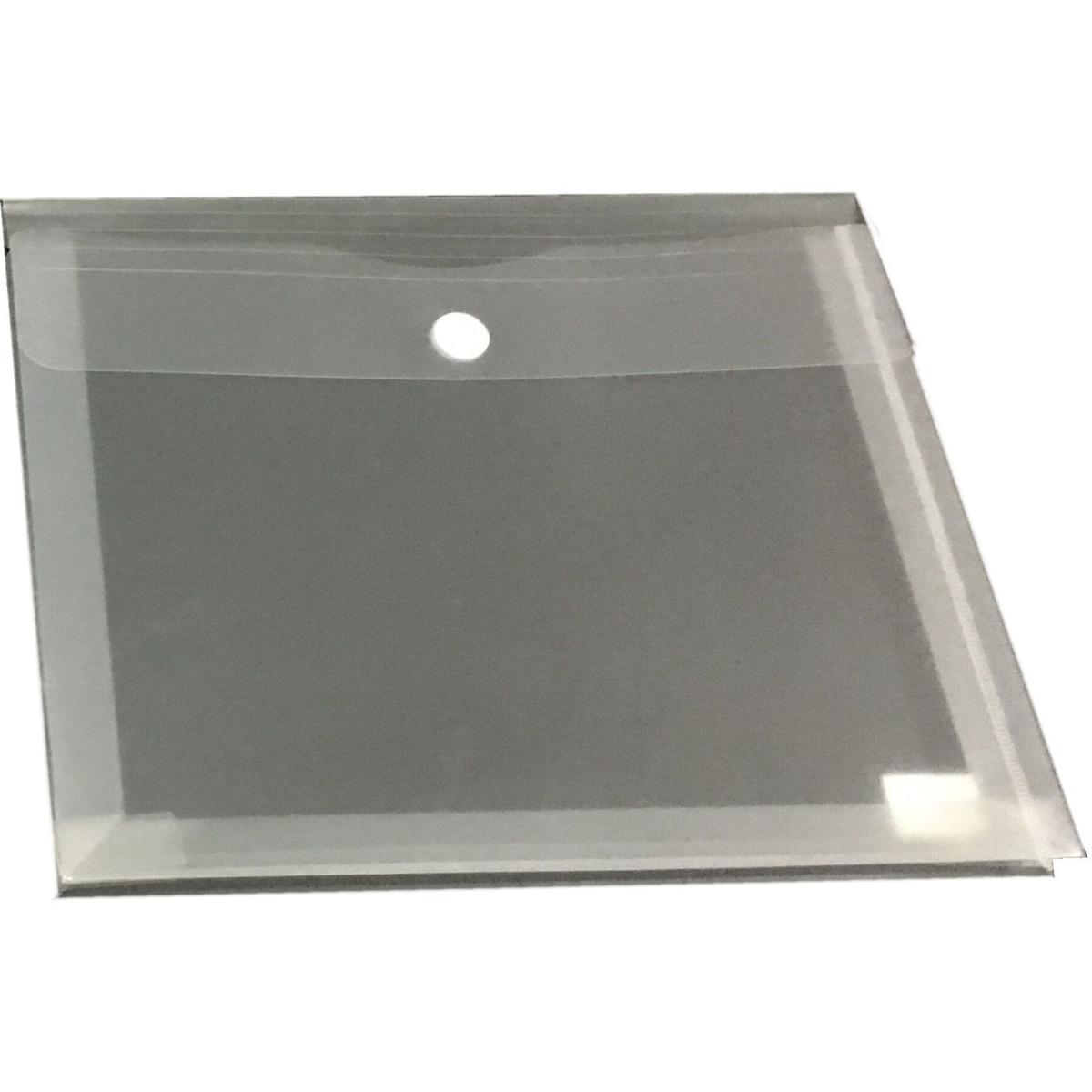 Foldersys, Dokumententasche, 10 Dokumententaschen DIN A4 quer transparent glatt 0,20 mm (A4)