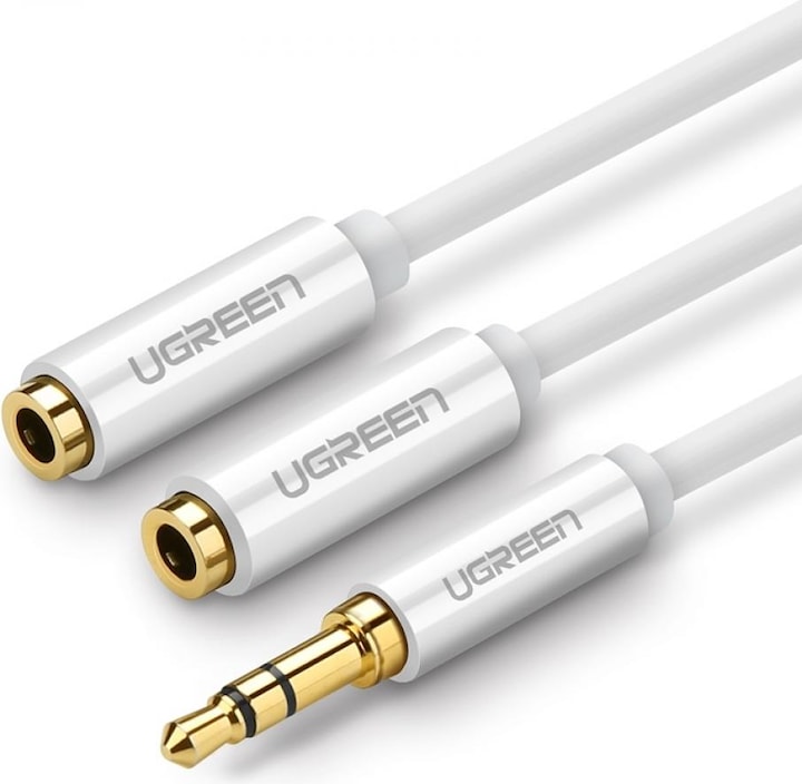 Ugreen 3.5mm Stereo Audio Splitter (0.20 m, 3.5mm Klinke (AUX))