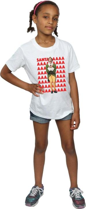 Produktbild Elf Buddy Santa Scream TShirt Mädchen (116)