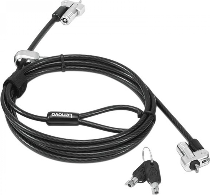 Actual product image Lenovo Kensington NanoSaver Double Head Cable Lock