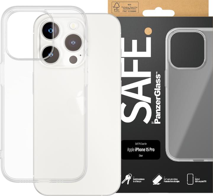 Produktbild PanzerGlass SAFE. TPU Case iPhone 2023 6.1 Pro (Apple iPhone 15 Pro)