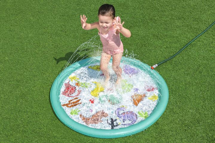 Actual product image Bestway Desert Dino 1.22 m Kids Inflatable Splash Pad