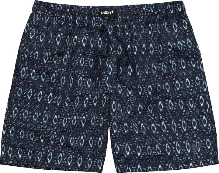 Produktbild Men+ Badeshorts Bauchfit, Alloverprint, 3 Taschen (4XL)