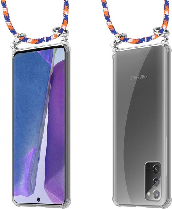 Produktbild Cadorabo TPU Handy Kette SILBER Cover