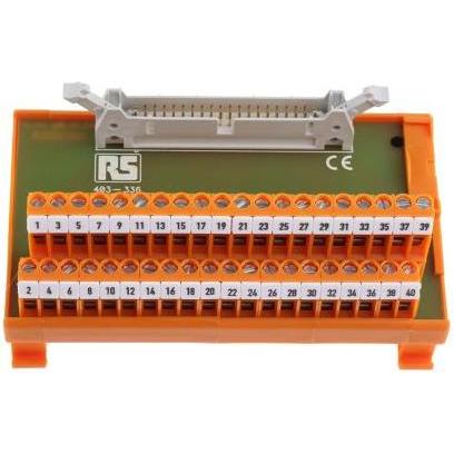 Rs Pro Schnittstelle Din-Schiene IDC 40-polig, Elektronikmodul