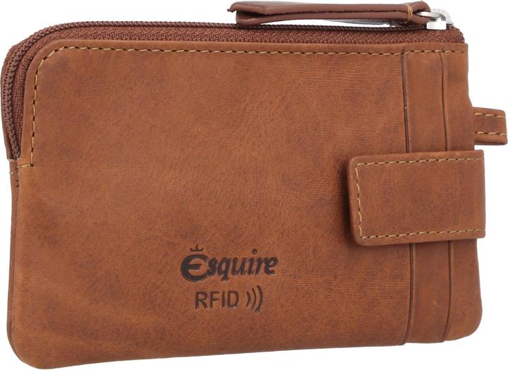 Actual product image Esquire Dallas leather key case 13 cm